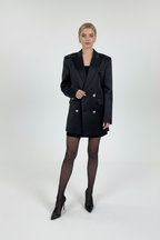 SILK BLAZER OVERSIZED