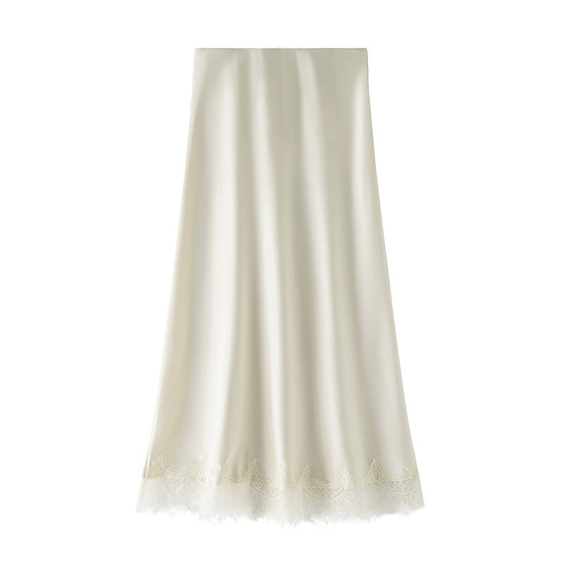 LACE TRIM SKIRT